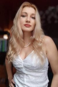 a blonde baltic woman