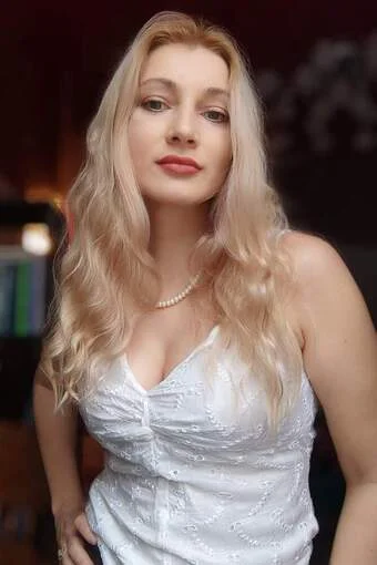 a blonde russian woman 